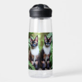 Schokolade-Siamkatzen Trinkflasche (Vorne)
