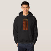 Schokolade Sixpack  Süße Schoko Hoodie (Vorne ganz)