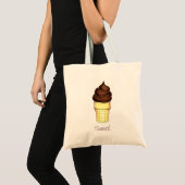 Schokolade Soft Serve Ice Creme Cone Sweet Tasche (Vorderseite (Produkt))
