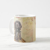 Schokolade-Spaniel-Welpe Kaffeetasse (Vorderseite Links)