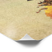 Schokolade-Spaniel-Welpe Poster (Ecke)