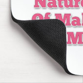 Schokolade Spaß Sprichwort Mousepad (Ecke)