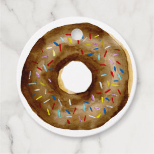 Schokolade Sprinkle Donut Baby Sprinkle Vielen Dan Geschenkanhänger