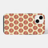 Schokolade Sprinkle Donut iPhone Hülle (Rückseite (Horizontal))