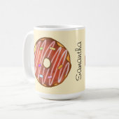 Schokolade Sprinkle Donut Kaffeetasse (Vorderseite Links)
