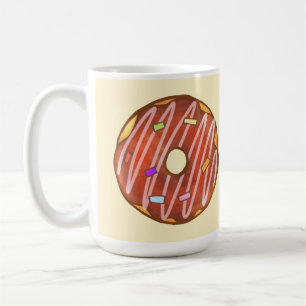 Schokolade Sprinkle Donut Kaffeetasse