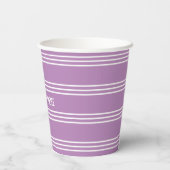 Schokolade Stripes-Becher für benutzerdefiniertes Pappbecher (Rückseite)