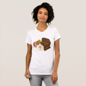 Schokolade Stücke T - Shirt (Vorne ganz)