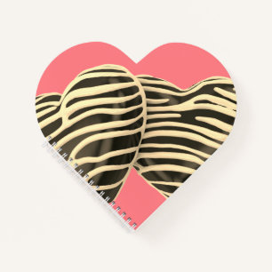 Schokolade Süßherz rosa süß niedlich Notizblock