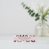 Schokolade, Süßigkeiten, Kuchenladen, Konditorei Mini Visitenkarte (Stehend Vorderseite)