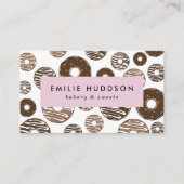 Schokolade, Süßigkeiten, Kuchenladen, Konditorei Visitenkarte (Vorderseite)