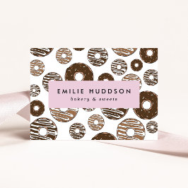 Schokolade, Süßigkeiten, Kuchenladen, Konditorei Visitenkarte