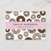 Schokolade, Süßigkeiten, Kuchenladen, Konditorei Visitenkarte (Vorderseite)