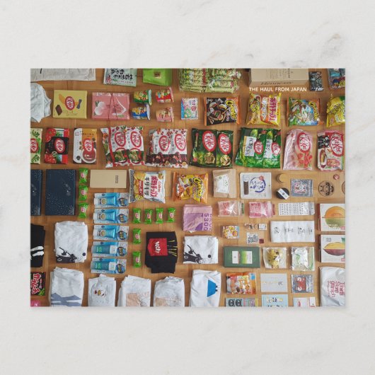 Schokolade, Süßigkeiten, Souvenirs Japan Postkarte (Vorderseite)