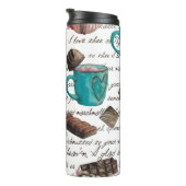 Schokolade Süßspeise Hot-Kakao-Skript Thermosbecher (Nach rechts gedreht)