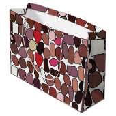 Schokolade Süßwaren Geburtstagsparty Große Geschenktüte (Rückseite Schrägansicht)