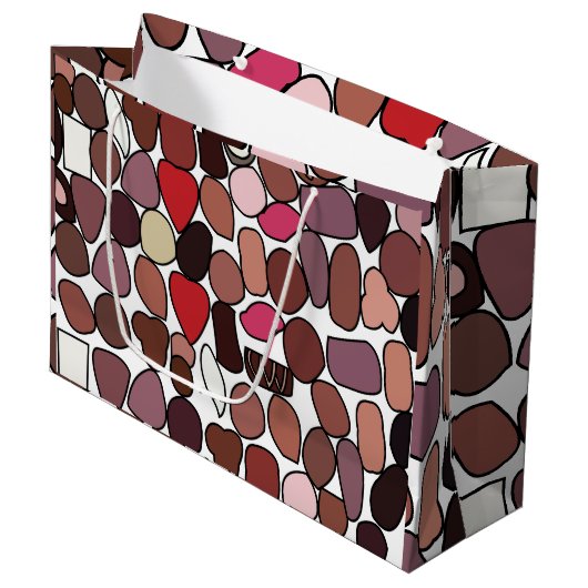 Schokolade Süßwaren Geburtstagsparty Große Geschenktüte (Vorderseite Schrägansicht)