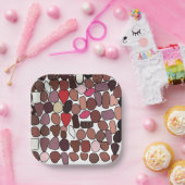 Schokolade Süßwaren Geburtstagsparty Pappteller (Party)