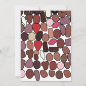 Schokolade Süßwaren Süßwaren Feiern Party Einladung (Rückseite)