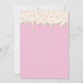 Schokolade Sweet Baby Dusche Einladung (Rückseite)