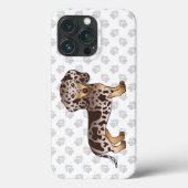 Schokolade & Tan Dapple Kurz Haare Dackel & Paws Case-Mate iPhone Hülle (Rückseite)