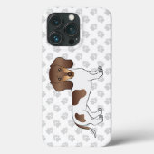 Schokolade & Tan Pied Kurze Dackel Case-Mate iPhone Hülle (Rückseite)
