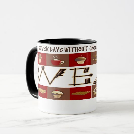 Schokolade Tasse (Vorderseite Links)