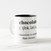 Schokolade Tasse (Vorderseite Links)