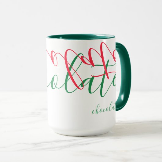 Schokolade Tasse (VorderseiteRechts)