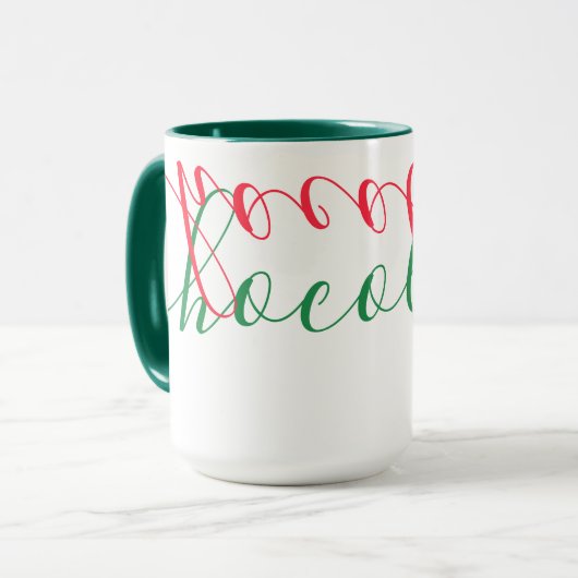 Schokolade Tasse (Vorderseite Links)