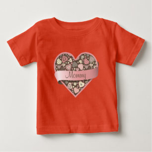 Schokolade Traumherz mit Banner Baby T-shirt