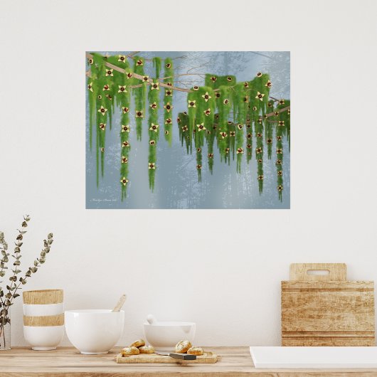 Schokolade Truffle Fantasy Tree Poster (Küche)