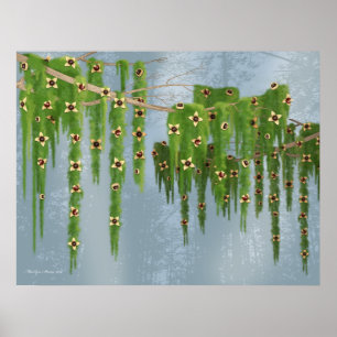 Schokolade Truffle Fantasy Tree Poster