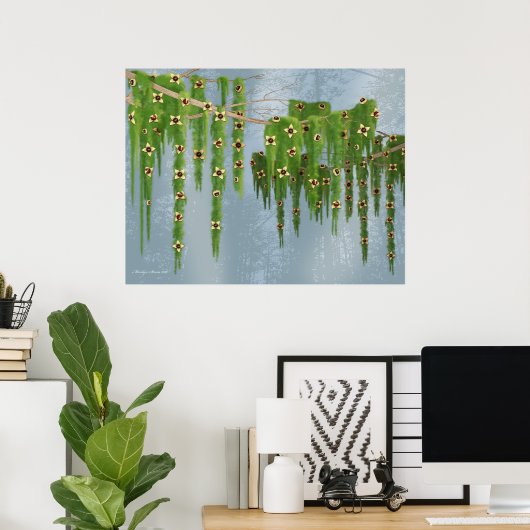 Schokolade Truffle Fantasy Tree Poster (Heimbüro)