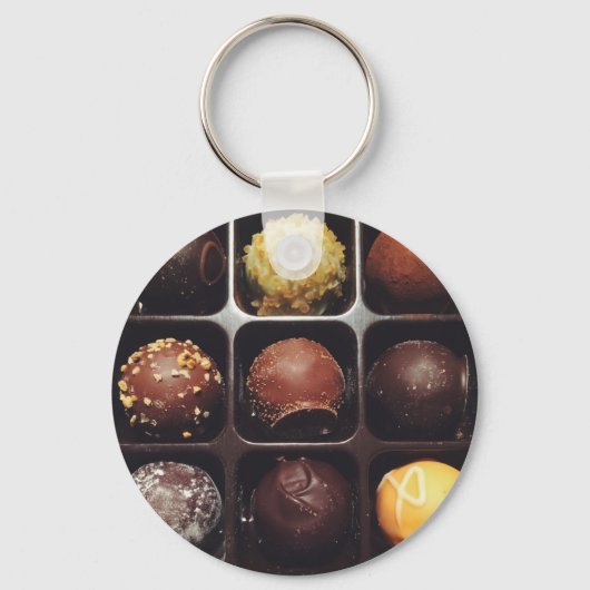 Schokolade Truffle-Foto Schlüsselanhänger (Vorderseite)