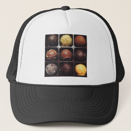 Schokolade Truffle-Foto Truckerkappe (Vorderseite)