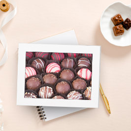 Schokolade Truffles Postcard Postkarte