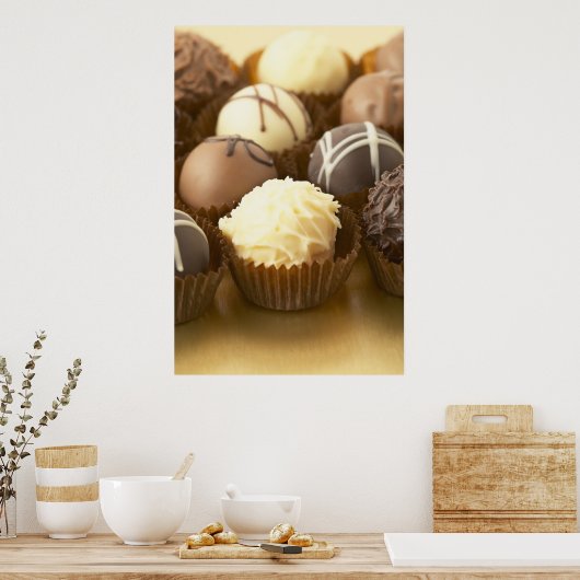 Schokolade Truffles Poster Print (Küche)