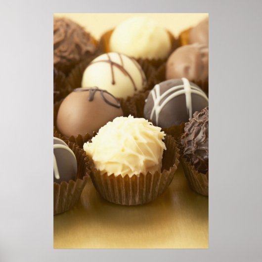 Schokolade Truffles Poster Print (Vorne)