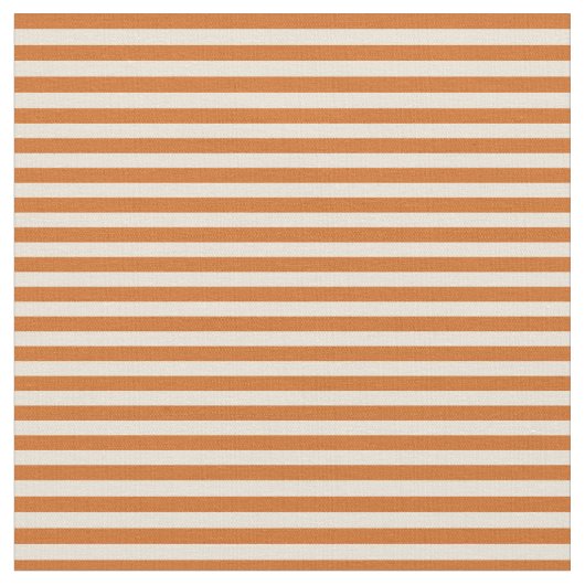 Schokolade und Bisque Streifen/Linienmuster Stoff (Nahaufnahme)