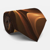 Schokolade und Caramel Neck Tie Krawatte (Gerollt)
