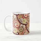 Schokolade und Creme aus Fraktal Kaffeetasse (Links)