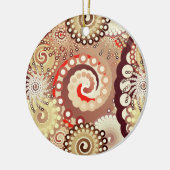 Schokolade und Creme aus Fraktal Keramik Ornament (Links)