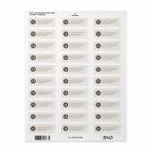 Schokolade und Creme Monogramm (Vorne)