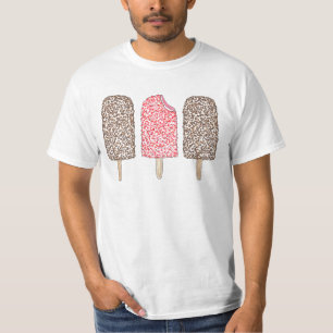 Schokolade und Erdbeere Eclair Popsicles T - Shirt
