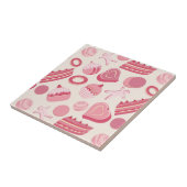 Schokolade und Gebäck Muster 2 Fliese (Seite)