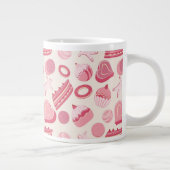 Schokolade und Gebäck Muster 2 Jumbo-Tasse (Rechts)