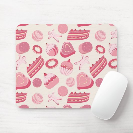 Schokolade und Gebäck Muster 2 Mousepad (Mit Mouse)