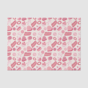 Schokolade und Gebäck Muster 2 Seidenpapier