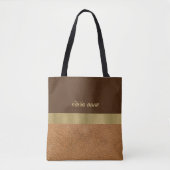 Schokolade und Gold Tasche (Vorderseite)